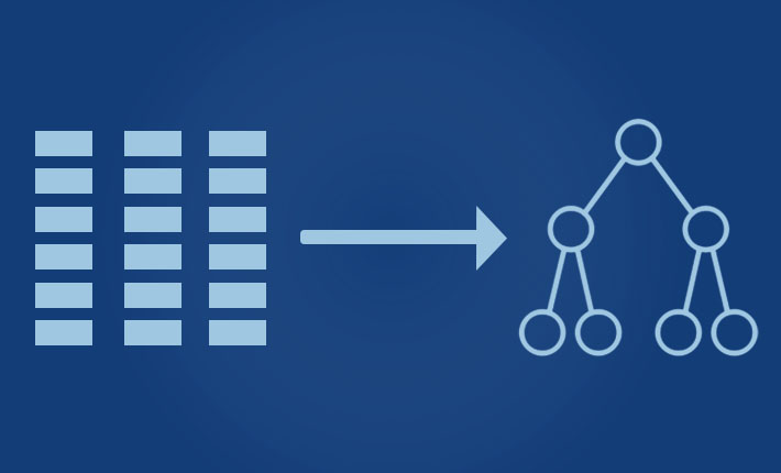 How to Convert Tabular Data to Trees Using Aggregation